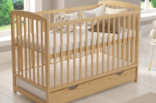 wooden baby cot