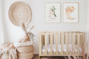 wooden baby cot